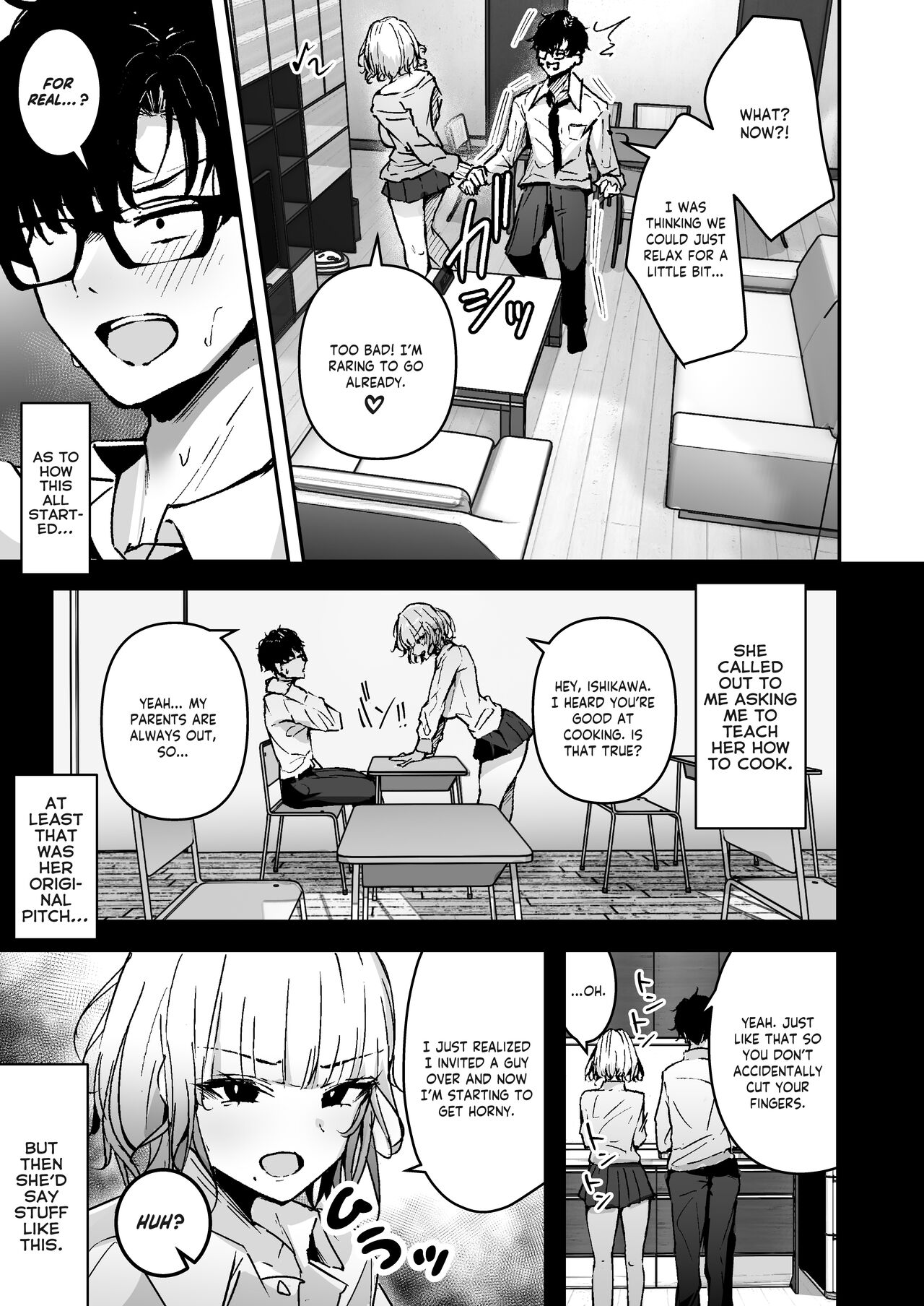 Kinpatsu Chounyuu Gal ni Gyaku Deriheru Atsukai Sarete Iru Ore no Hanashi | Blonde Gal with Huge Tits Treats Me Like a Manslut page 5 full