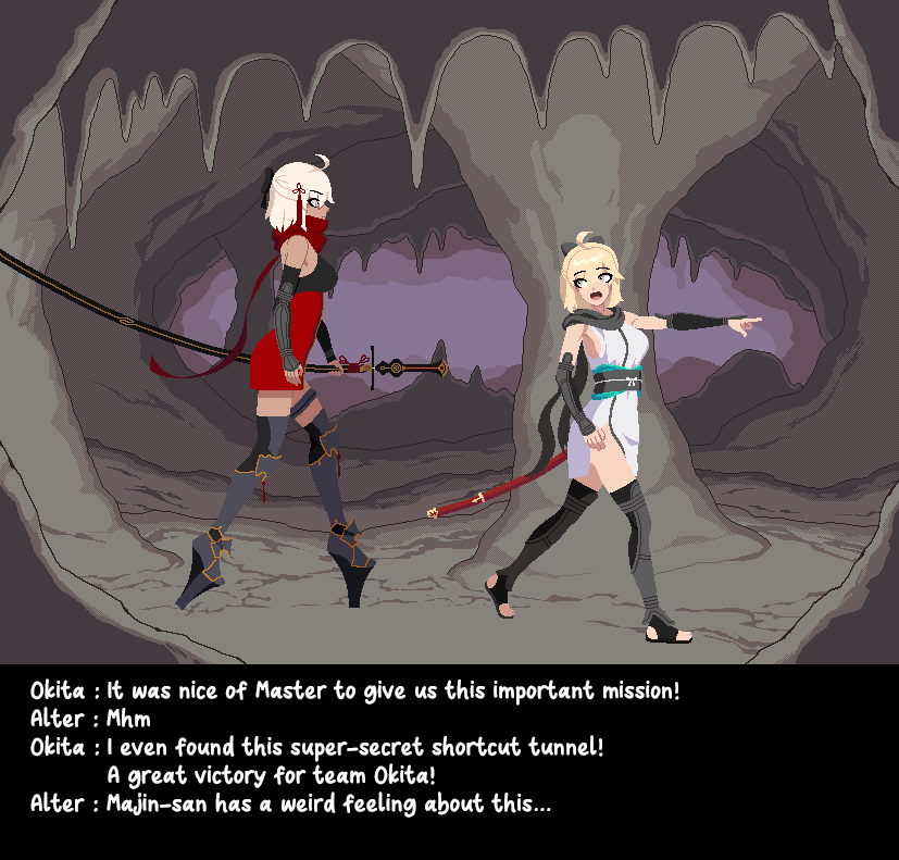 Okita and Alter fucked by hornet monsters page 1 full