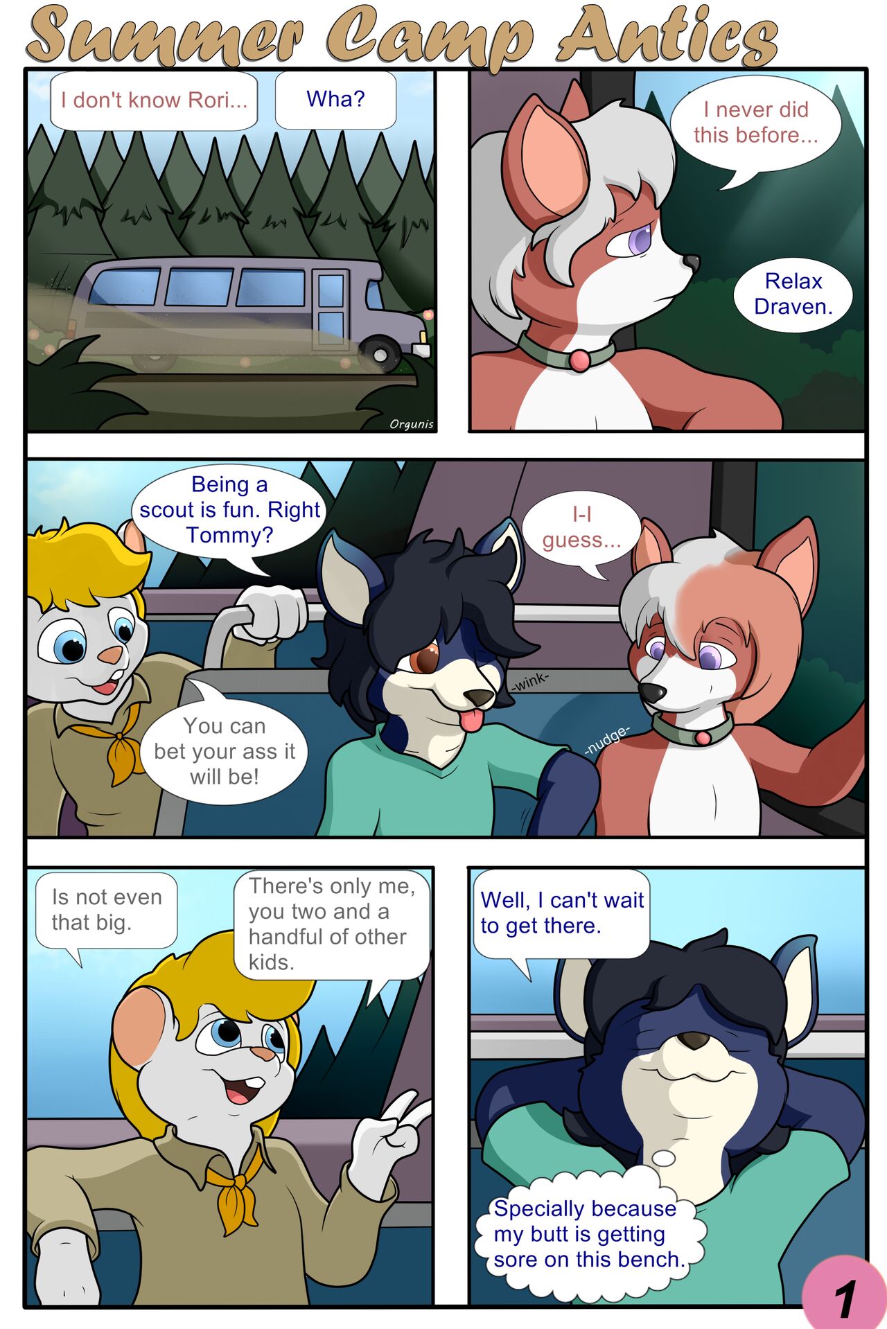 Summer Camp Antics page 1 full