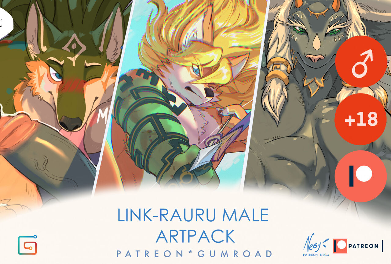 Wolf Link Artpack +18 page 1 full
