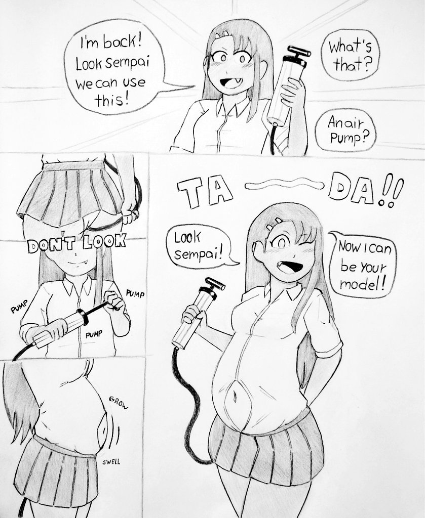 Nagatoro's Max Belly Expansion page 4 full