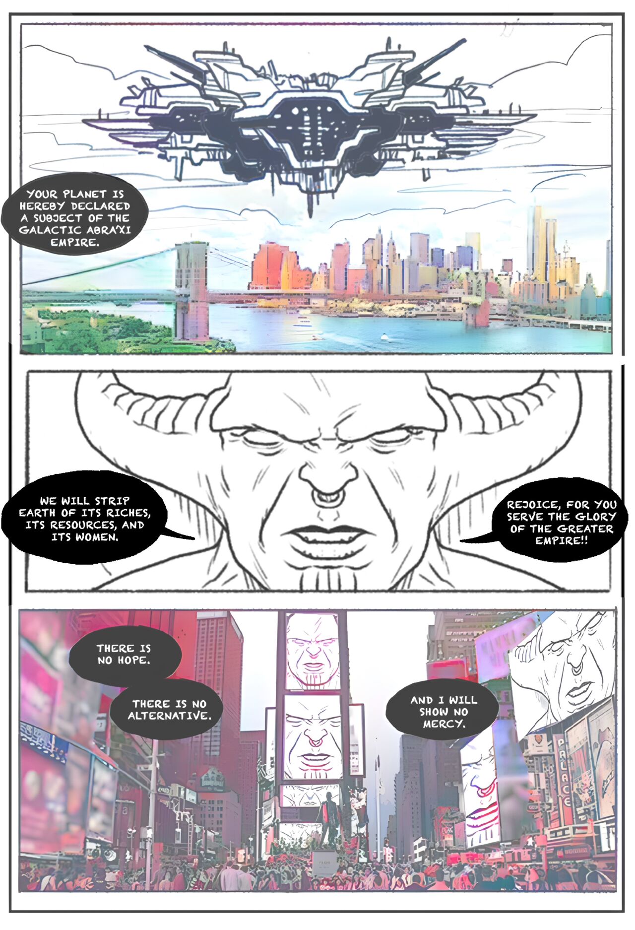 Power Girl Decimated - Soft Shaded page 3 full