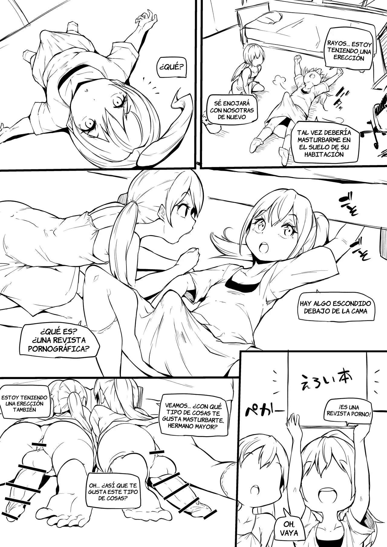 Futago no Imouto ga Onii-chan o Mesu Ochi Saseru | Las hermanas gemelas hacen que Onii-chan actúe como una chica page 4 full