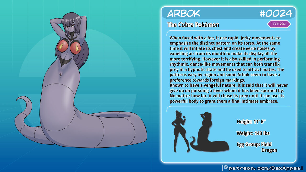 PokéMonster Girl Pokédex page 1 full
