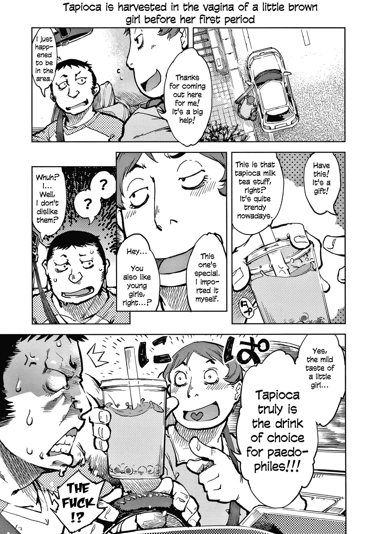 Tapioca Shuukaku wa Kasshoku Shochouzen Shoujo no Chitsunai de | Tapioca is harvested in the vagina of a little brown girl before her first period page 2 full