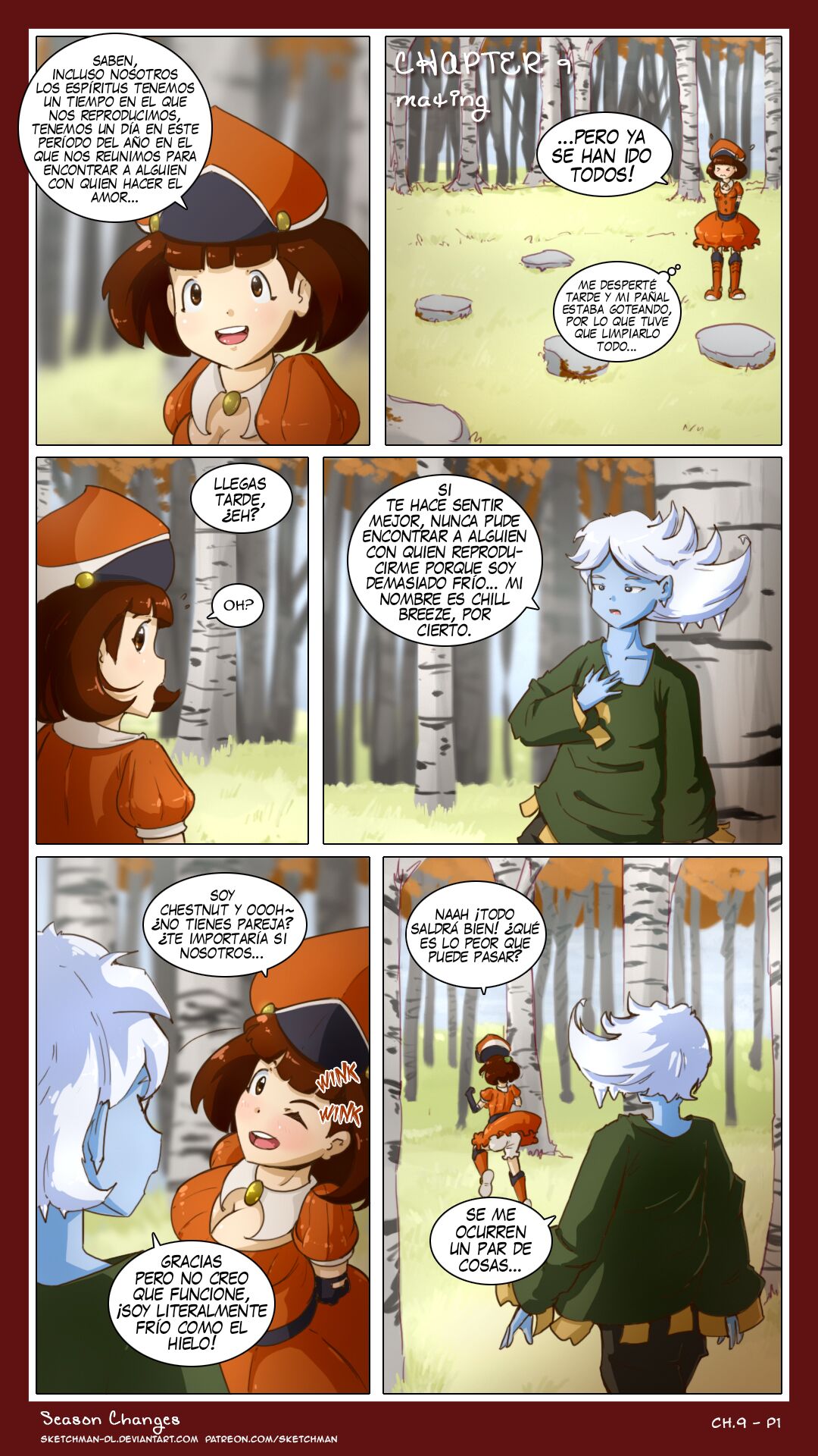 Season Changes  - CÓMIC ESPAÑOL / SketchMan-DL page 1 full