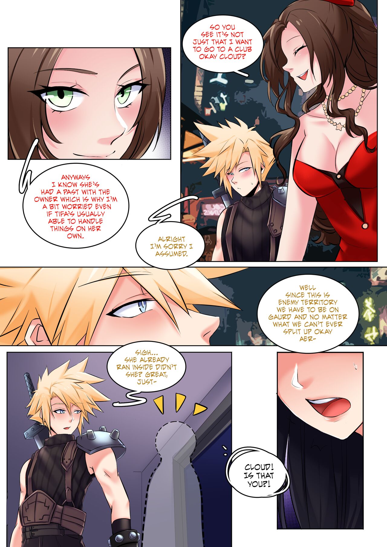 Final Fantasy 7: Honey Bee Inn page 4 full