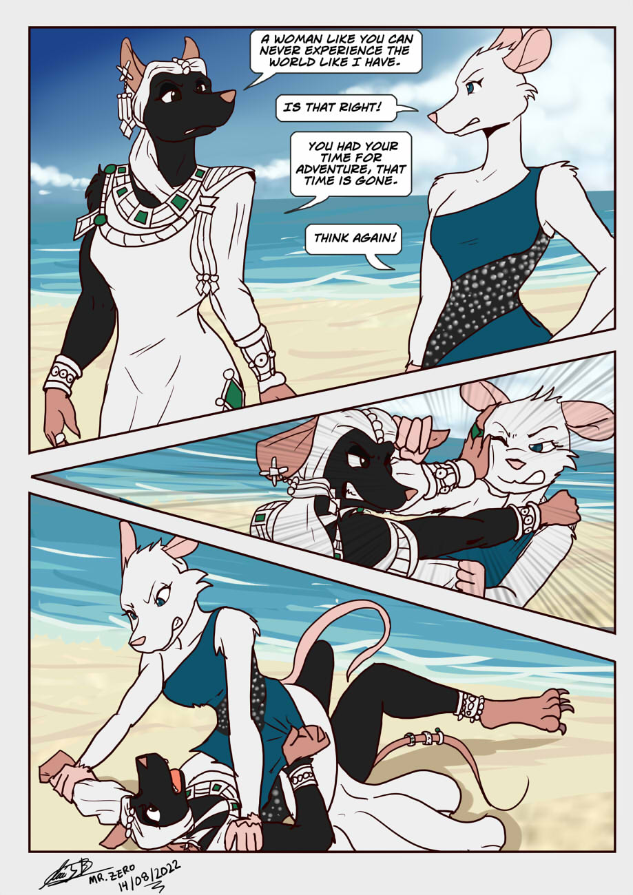 Rats Fight on the Beach page 1 full