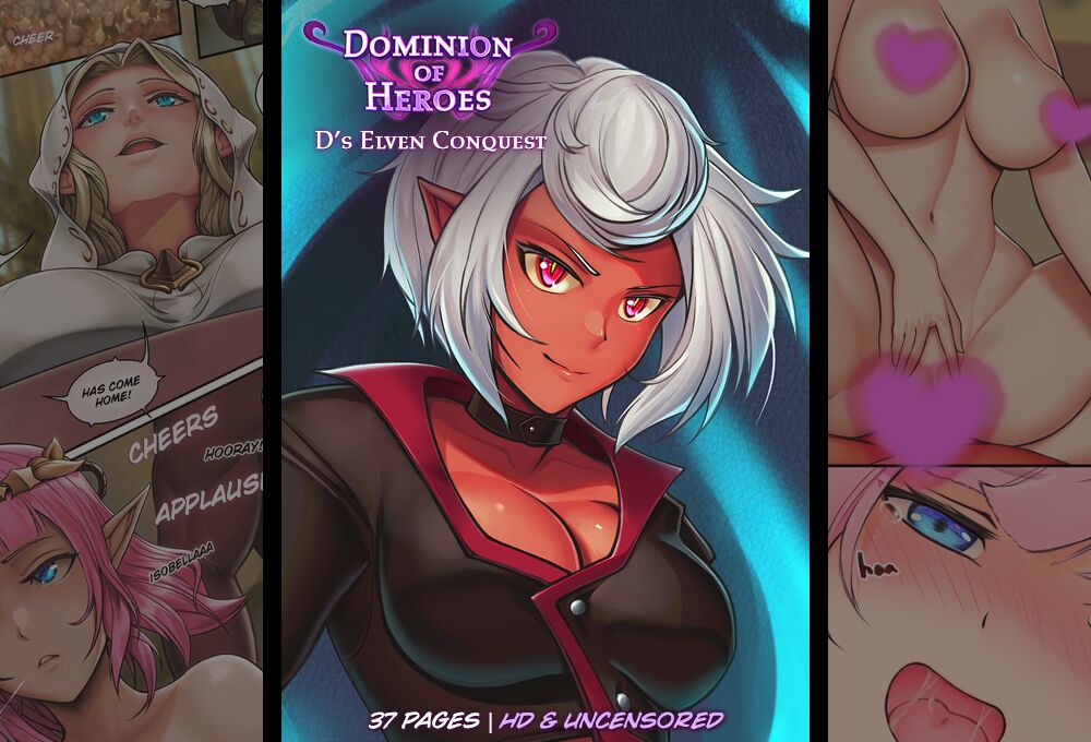 Dominion of Heroes Comic #6. Elven Conquest page 1 full