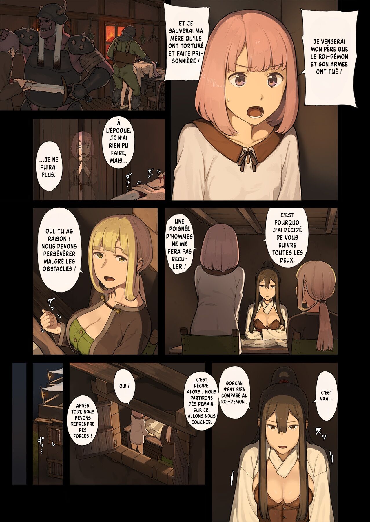 Onna Boukensha-tachi ga Sabaku no Oasis ni Tachiyoru to... page 6 full