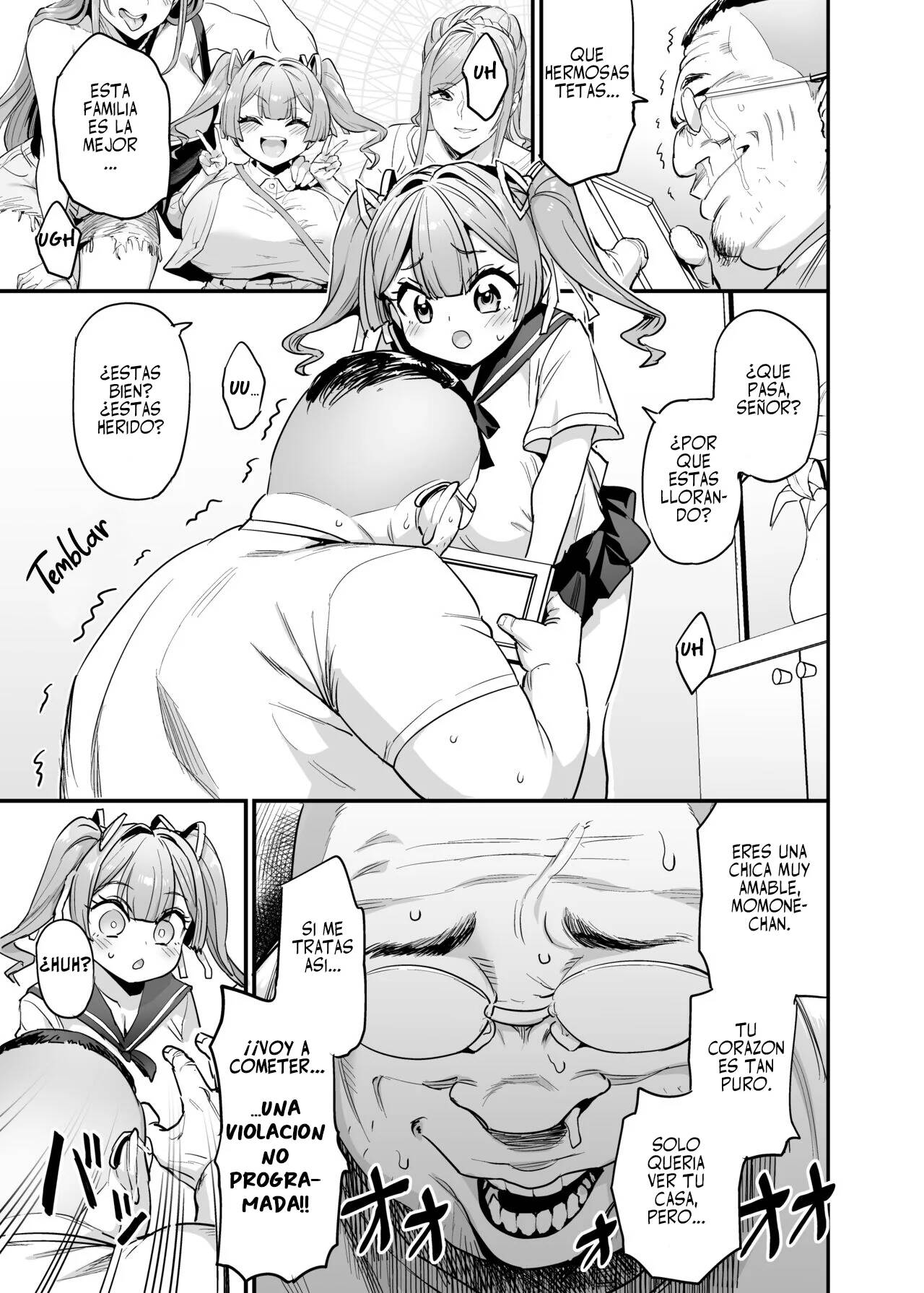 Paihame Kazoku 2 Momone Aiiku | Familia de tetas cogibles 2 La educacion sexual de Momone page 9 full