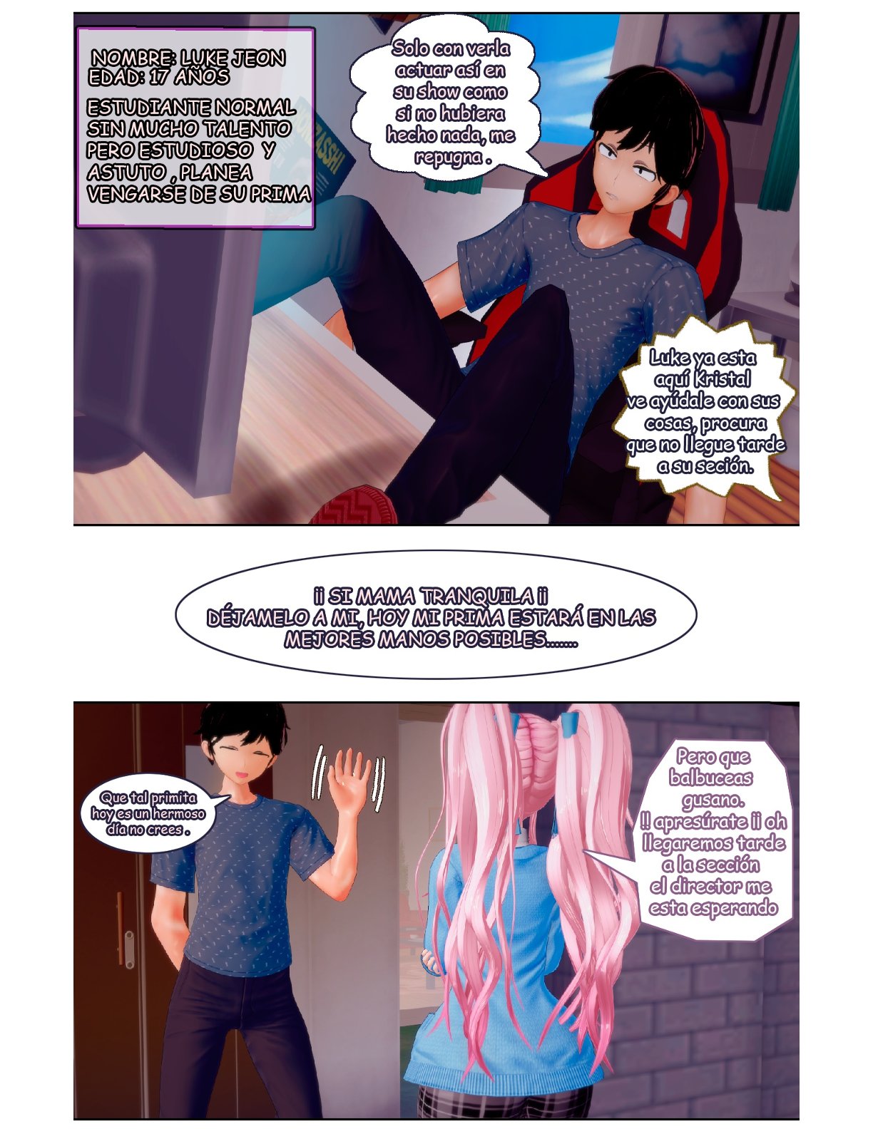 Chantaje Sexual a mi prima la Idol #1 y 2 - Page 3 - IMHentai