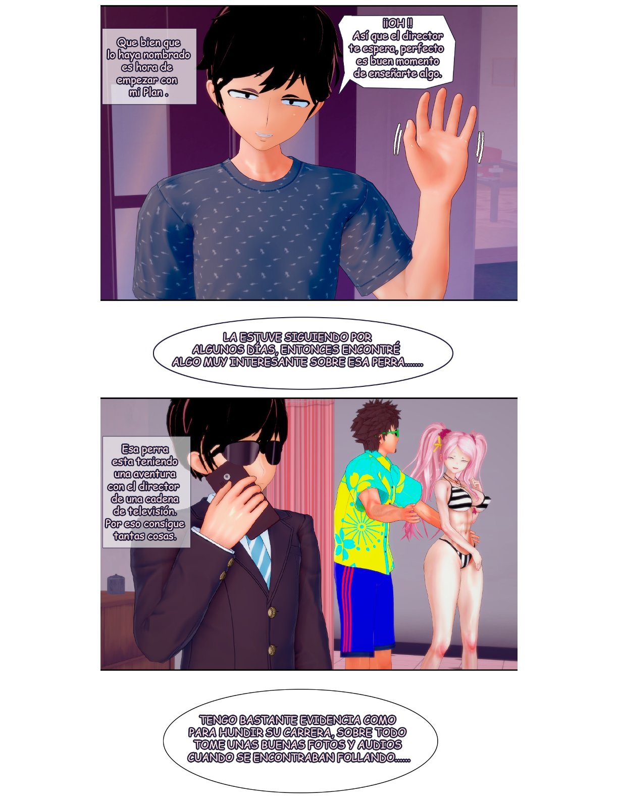 Chantaje Sexual a mi prima la Idol #1 y 2 page 4 full
