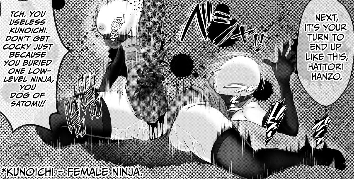 Onna Ninja mo Youshanaku Mapputatsu | A Female Ninja is Cut in Two without Mercy page 10 full