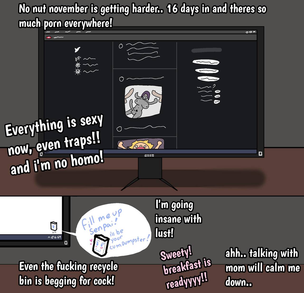 No Nut November: Mom x Son Love Story page 2 full