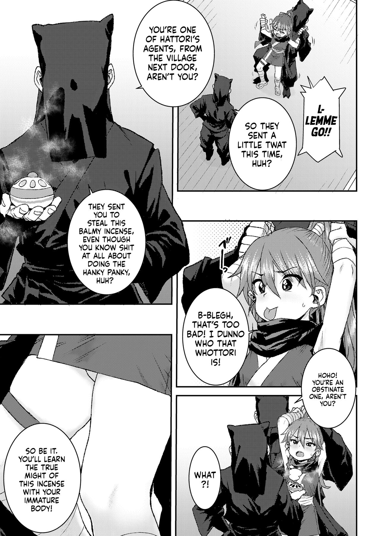 Mesugaki Ninja Ema-Chan | The Bratty Ninja Ema-Chan page 9 full