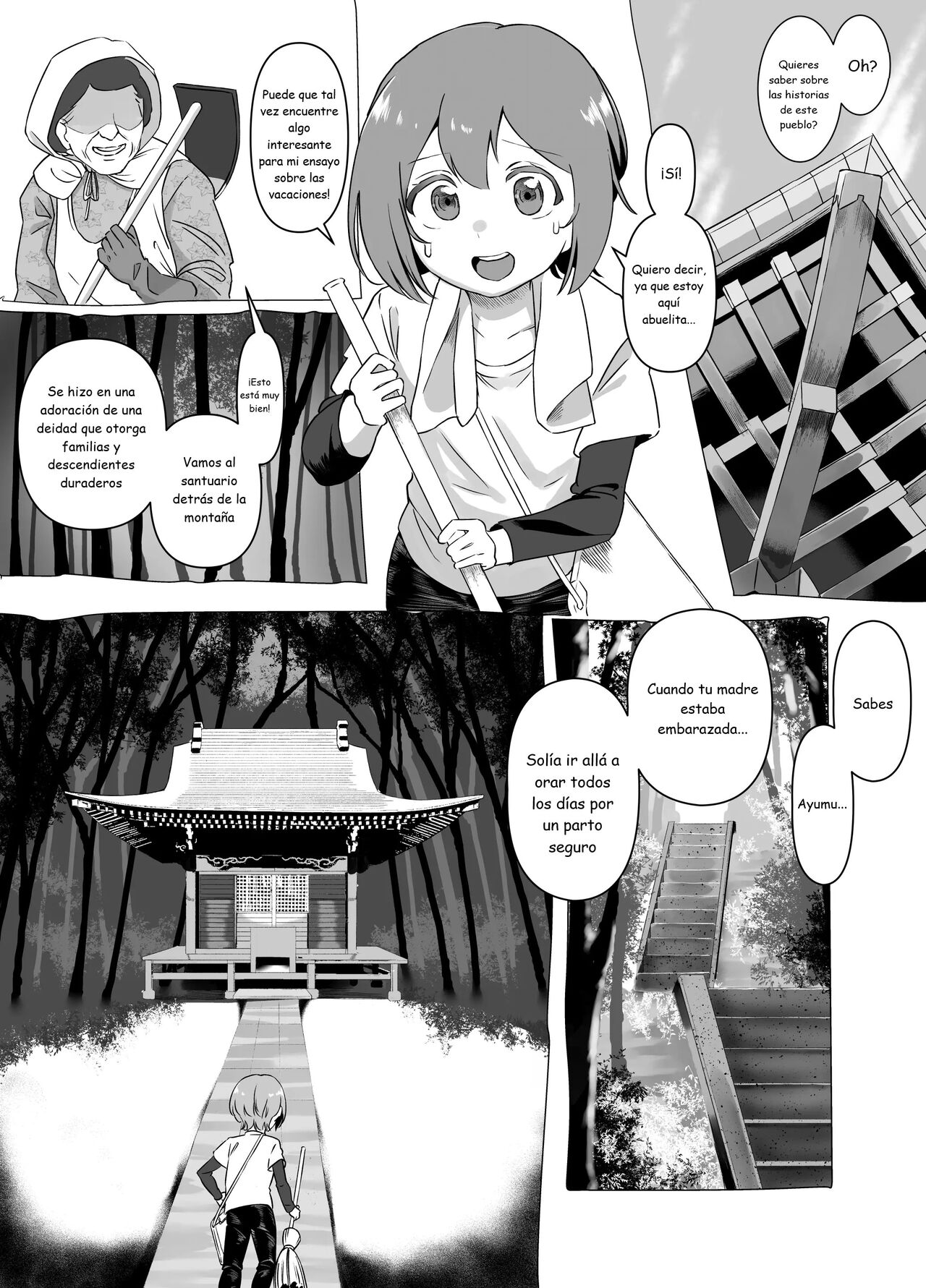 Bojin Sakusei | Extraccion de semen de la Madre Diosa page 2 full