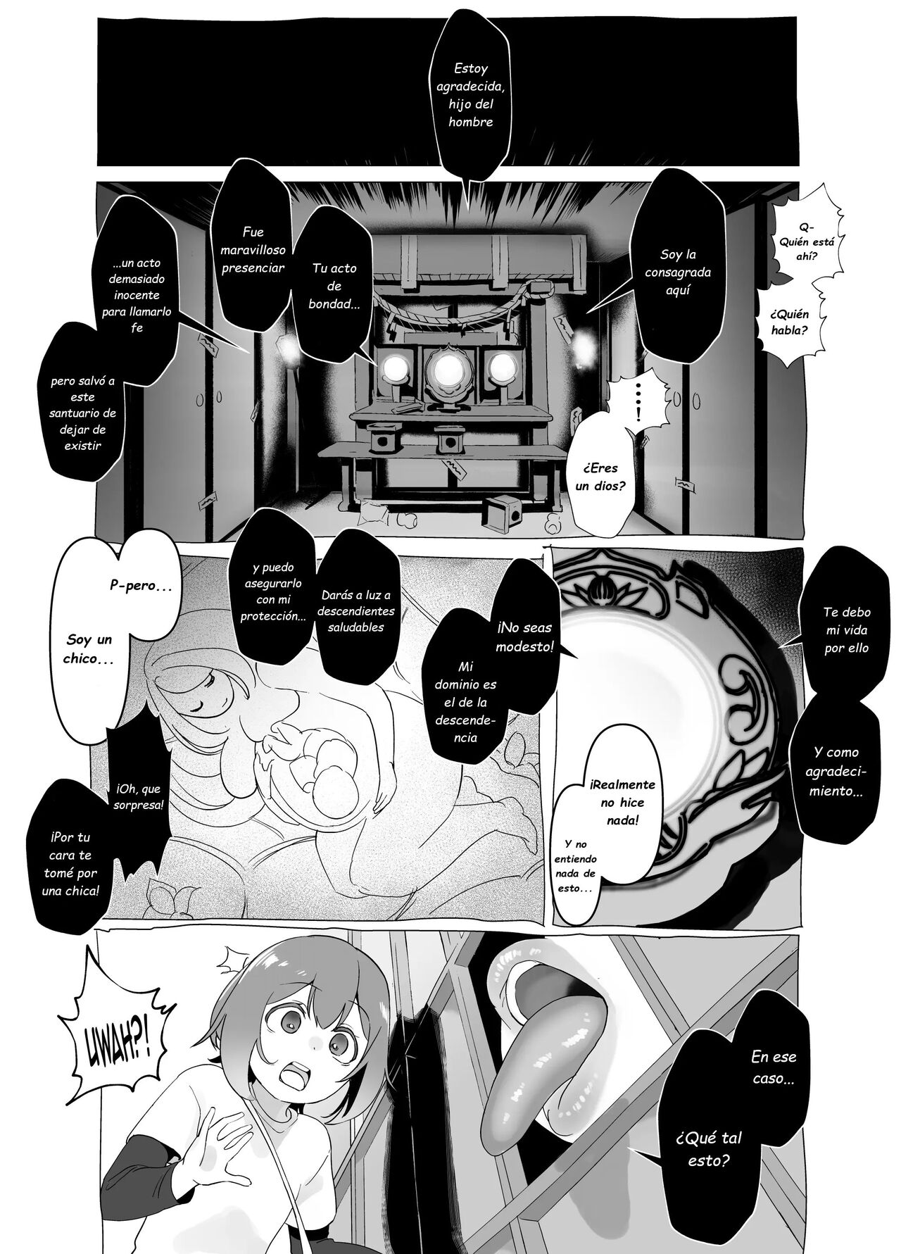 Bojin Sakusei | Extraccion de semen de la Madre Diosa page 4 full