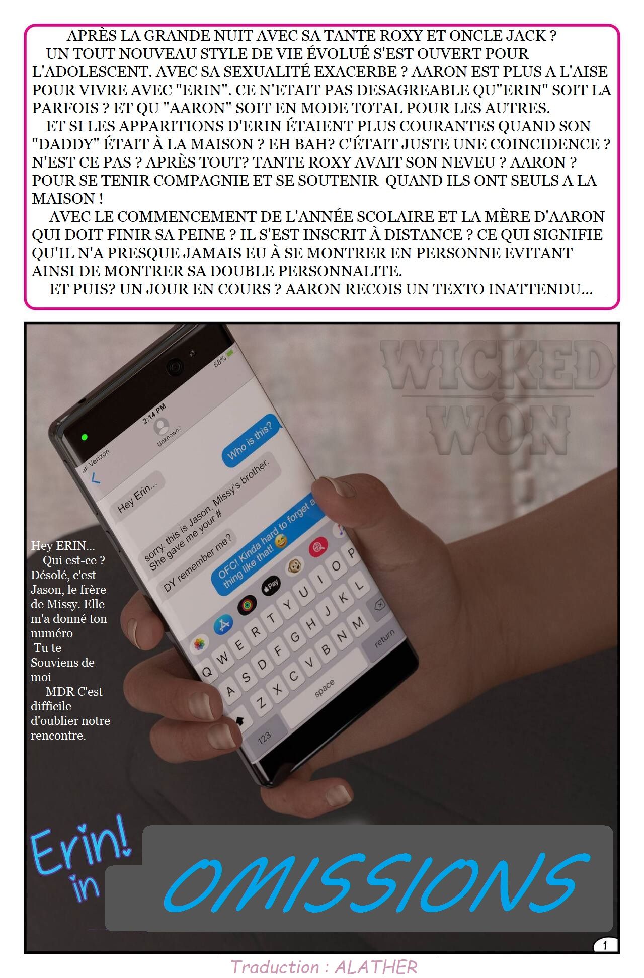 WickedWon ERIN! AARON CH23 French page 1 full