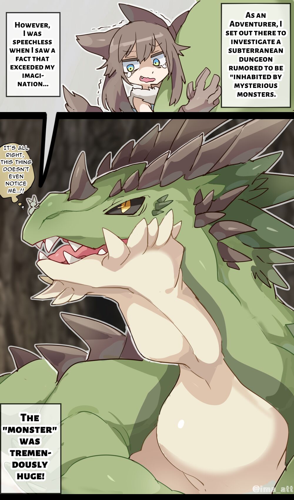 Giant Dragon Unaware VORE page 1 full