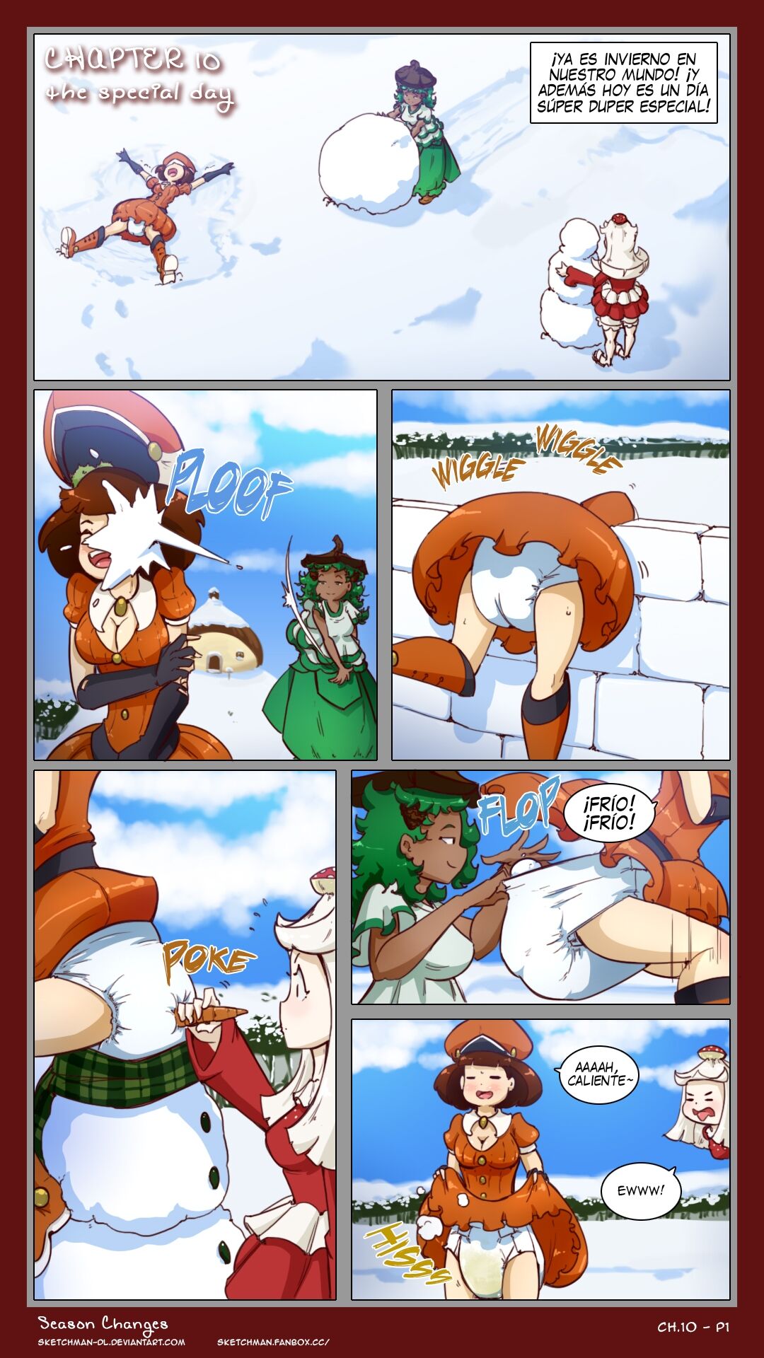 Season Changes  - CÓMIC ESPAÑOL / SketchMan-DL page 1 full