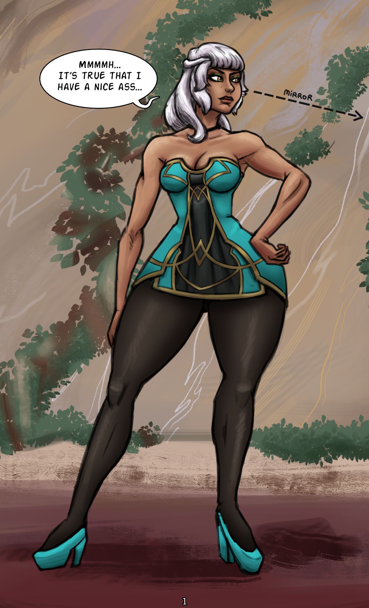 Qiyana, Inessa & Izela: Know your plase, sister page 1 full