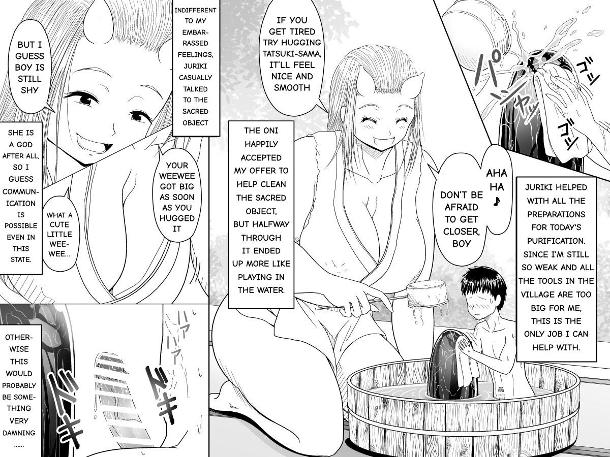 The Human Boy in the Oni Village 2 - Morning Breast Feeding and Walking Practice Chapter page 10 full