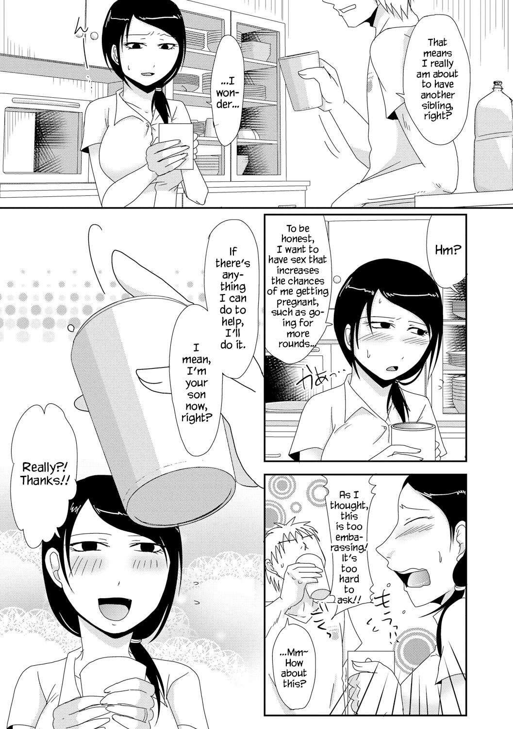 Gibo no Shinkatsu Otetsudai | Helping with Stepmother's Impregnation Life page 5 full