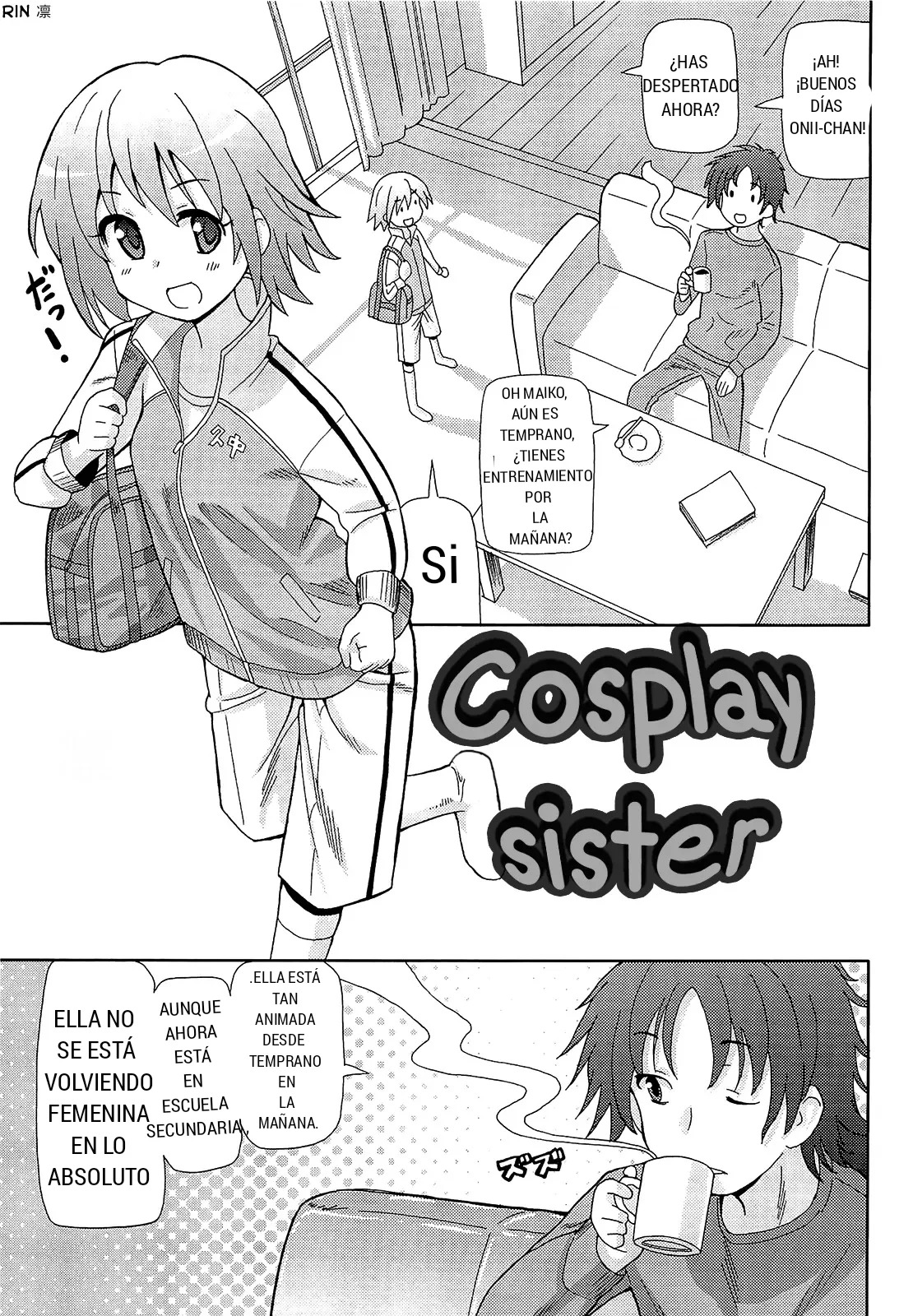 COSPLAY SISTER page 1 full