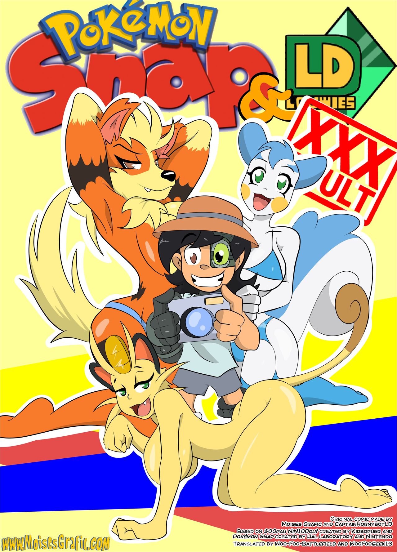 Pokemon Snap XXX comic version page 1 full