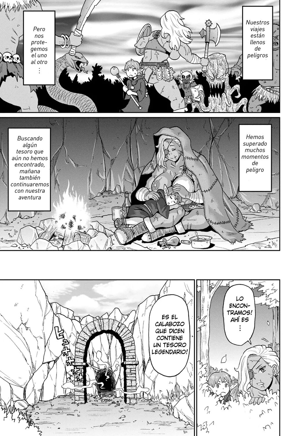 Rekisen no Onna Senshi to Boku no Tabi 03| Mi viaje con una guerrera veterana - Cap.3 page 3 full