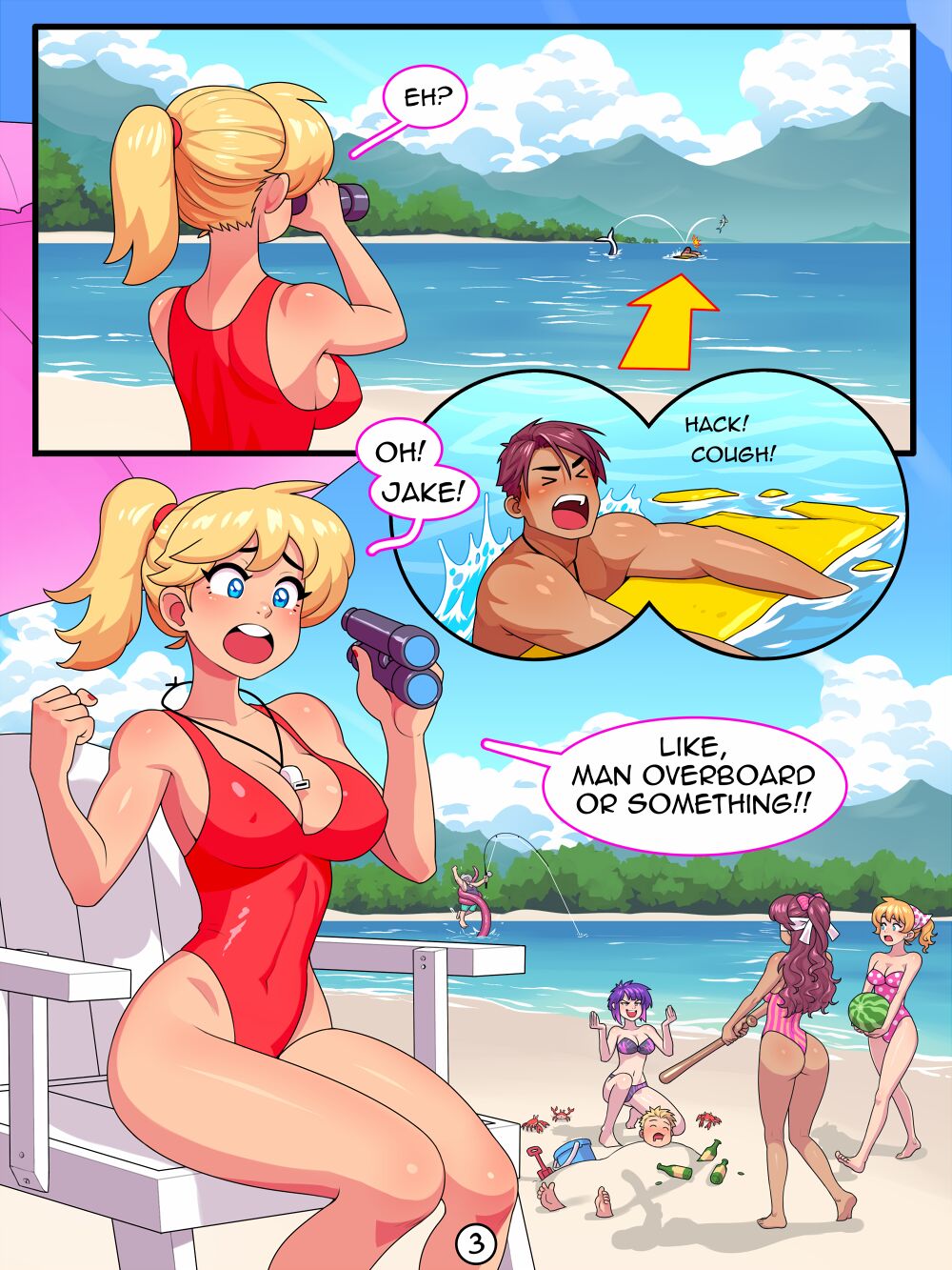 Wendy the Summertime Lifeguard page 3 full