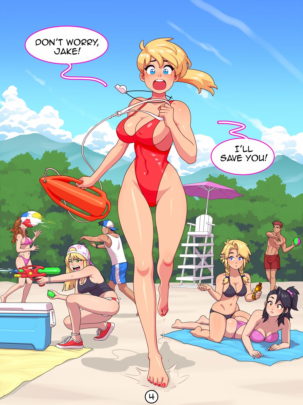 Wendy the Summertime Lifeguard page 4 full