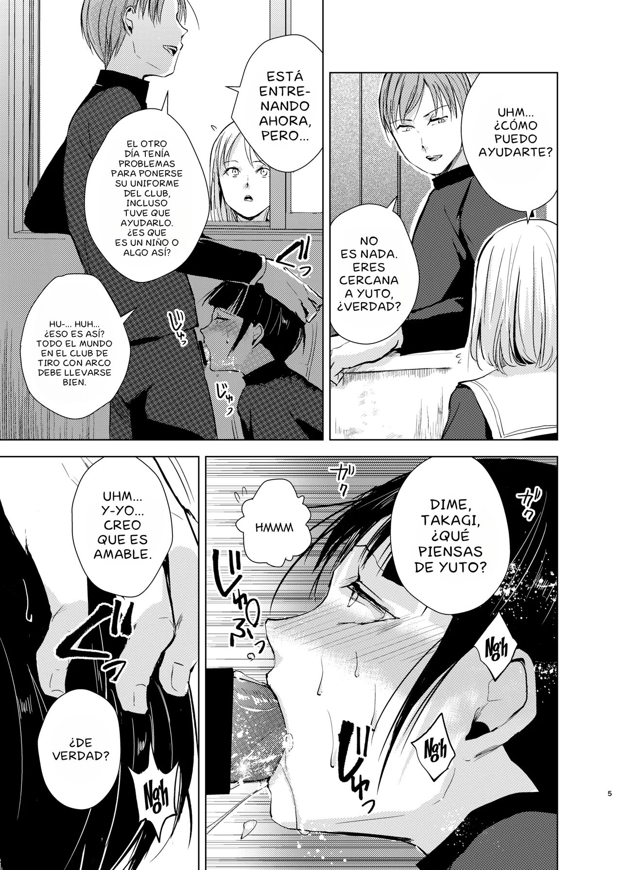 Kyuudou Danshi 2 x Netorare Choukyou Bukatsu no Senpai ni Mesu Ochi Saserare Kanojo ni Kakurete Shuuchi Choukyou Saremashita page 6 full