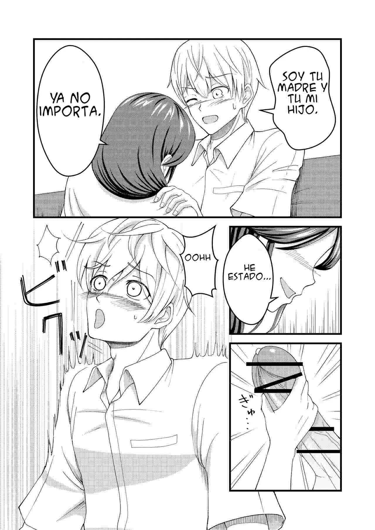Yasashii Bakunyuu Kaa-san to Irekawacchatta Hankouki na Ore no Hanashi ~2~ | Cambio de cuerpos, yo y mi pechugona madre 2 page 7 full
