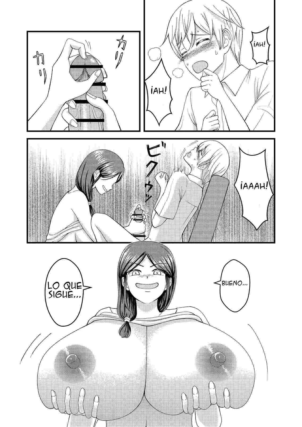 Yasashii Bakunyuu Kaa-san to Irekawacchatta Hankouki na Ore no Hanashi ~2~ | Cambio de cuerpos, yo y mi pechugona madre 2 page 9 full