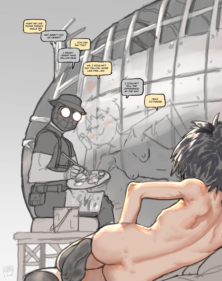 - Spider-verse - Spider-Man Noir x Peni Parker page 1 full