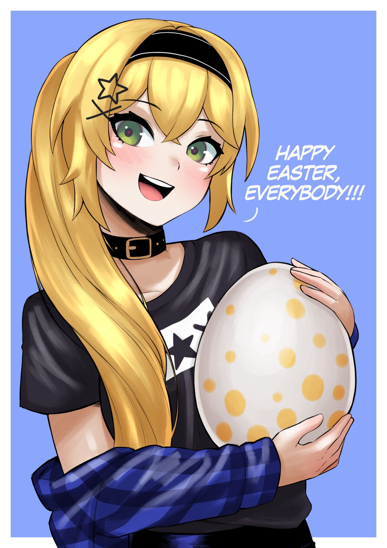 Dokibird Easter Girl page 1 full