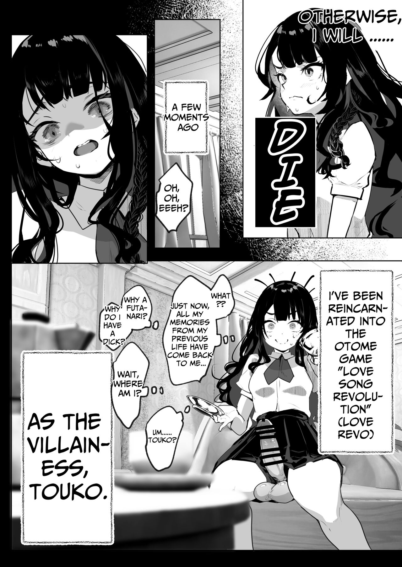 Futanari Akuyaku Reijou ni Tensei shita no de Otomege no Heroine o Kouryaku Shimasu | I've Been Reincarnated As A Futanari Villainess, So I'm Conquering The Heroine Of The Otome Game page 5 full