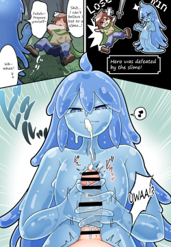 A manga about losing to a sperm extracting slime's paizuri