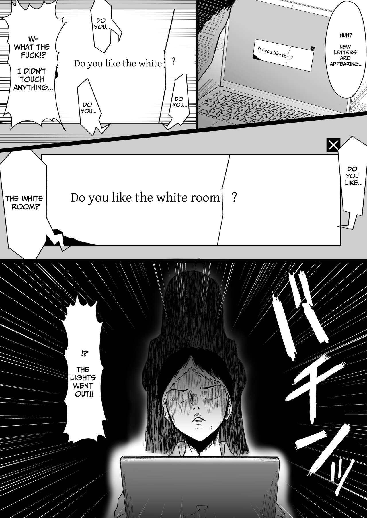 Shiroi Heya ~Mukanjou Bakunyuu Yuurei ni Shinu made Shiboritorareru~ | White Room ~Busty Emotionless Ghost Squeezes You To The Last Drop~ page 8 full