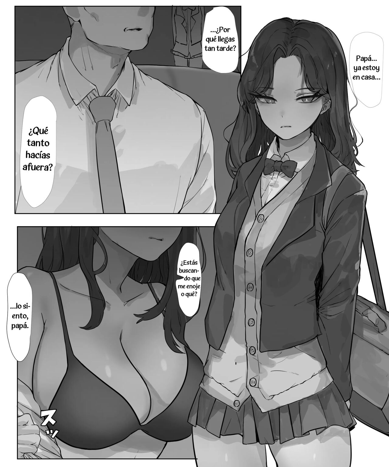 Musume to Chichi no Futekisetsu na Kankei | Una hija y su padre en una inapropiada relación page 2 full