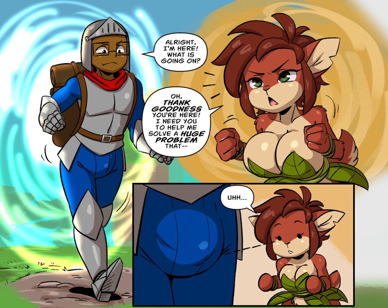 Moan for Help page 1 full